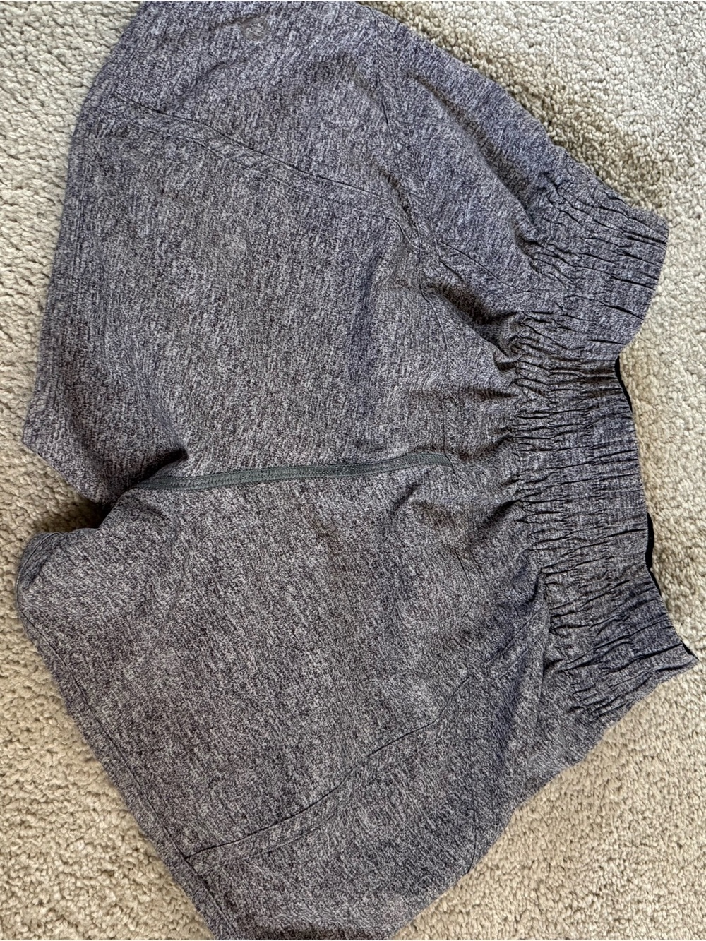 lululemon athletica Heather Gray Athletic Shorts